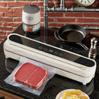New Electric Vacuum Sealer for Kitchen Dry Wet Food Storage Built-in Cutter Touch Button Easy Seal Food Household Appliance