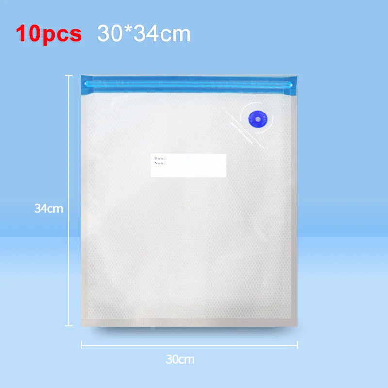 FreshSeal™ Vacuum bags with zipper closure BPA-free 22x21cm - 10 pcs