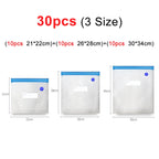 FreshSeal™ Vacuum bags with zipper closure BPA-free Multipack 3 sizes - 30 pcs